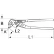 KS TOOLS 115.8500 - Clé serre-tube/pince pompe à eau
