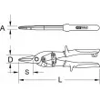 KS TOOLS 118.0051 - Cisaille à tole manuelle