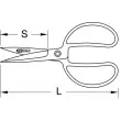 KS TOOLS 118.0066 - Ciseaux universels