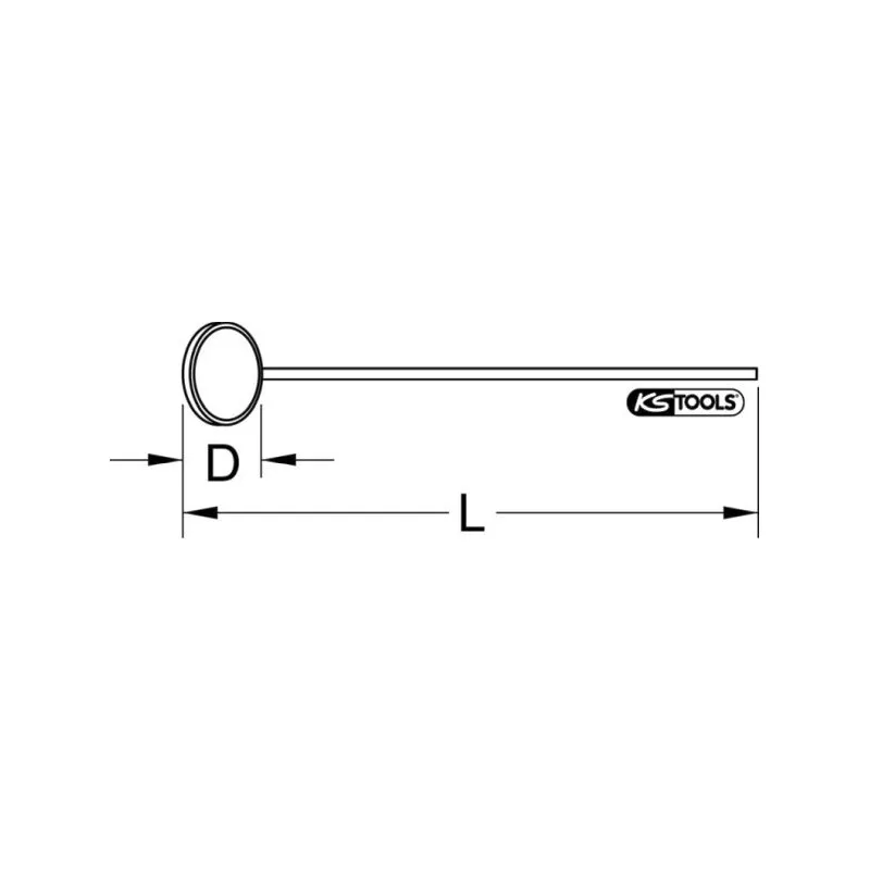 Miroir de garage KS TOOLS 118.0088 - Visuel 1