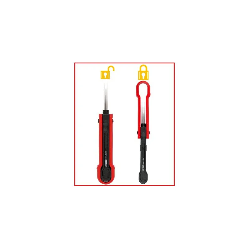 Outil de déverrouillage, fiche plate/ronde KS TOOLS 150.1262 - Visuel 1