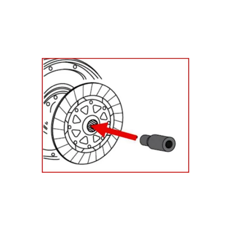 Mandrin de centrage, Embrayage KS TOOLS 150.2406 - Visuel 1