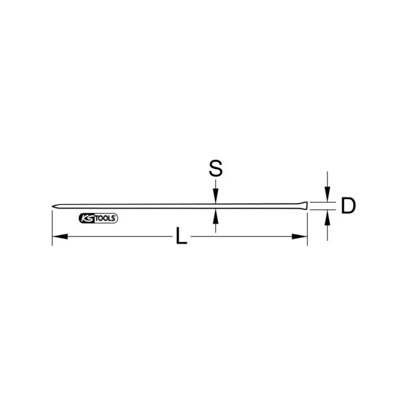 Pied de biche KS TOOLS 156.0596 - Visuel 1