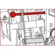 KS TOOLS 400.2077 - Dispositif de montage, revêtement avant