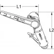 KS TOOLS 515.3549 - Ponceuse à bande (air comprimé)