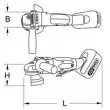KS TOOLS 515.4110 - Disqueuse (sans fil)