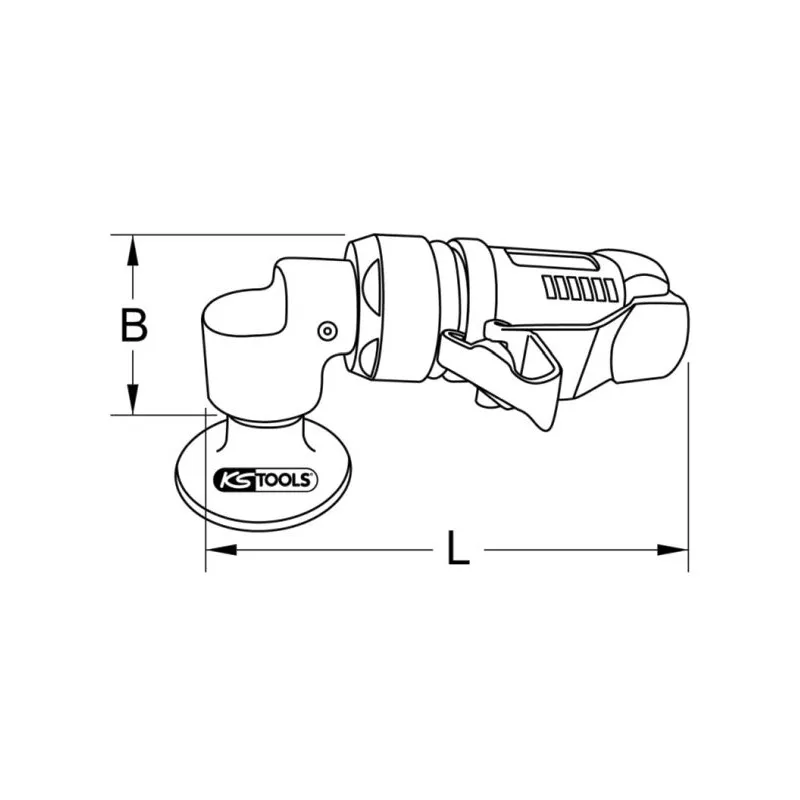 Disqueuse (air comprimé) KS TOOLS 515.5080 - Visuel 2