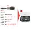 KS TOOLS 911.2060 - Kit, caisse/encastrement-tournevis (bits)