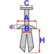 ROMIX B16858 - Rivet à expansion