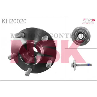 Roulement de roue avant NSK KH20020 pour MERCEDES-BENZ MK 1.6 TDCi - 109cv