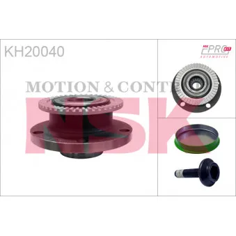 Roulement de roue arrière NSK KH20040 pour AUDI A4 2.4 - 170cv