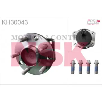 Roulement de roue arrière NSK OEM 1S712C299AJ