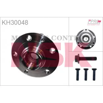 Roulement de roue avant NSK OEM 8V0498625B