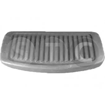 Revêtement de pédale, pédale de frein STC [T441829]