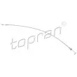 TOPRAN 410 264 - Tirette à câble, déverrouillage porte avant gauche