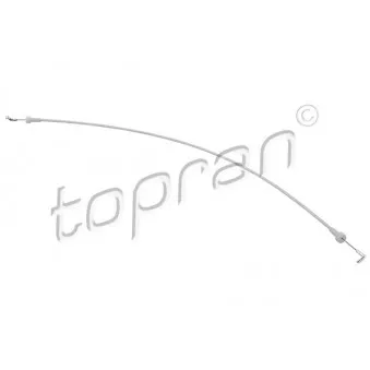 TOPRAN 410 264 - Tirette à câble, déverrouillage porte avant gauche
