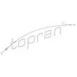 TOPRAN 410 265 - Tirette à câble, déverrouillage porte avant droit