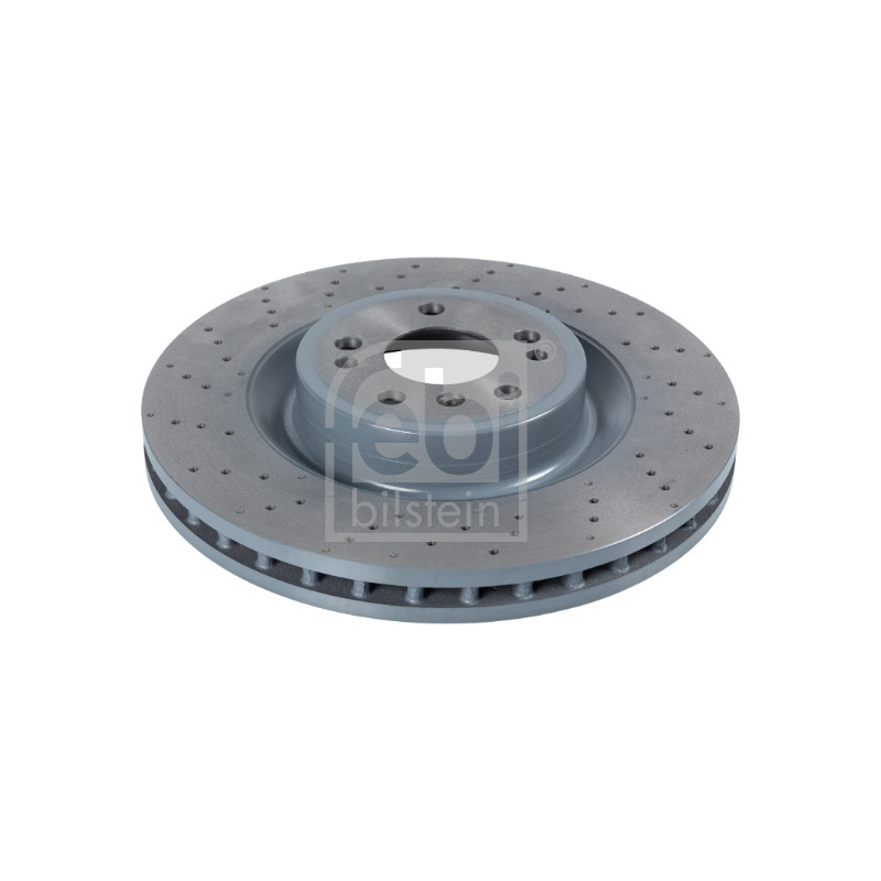 Jeu De 2 Disques De Frein Avant Ventilés FEBI - 5 Trous - Compatible Mercedes Classe A/B/GLA/CLA