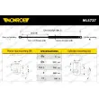 MONROE ML5737 - Vérin, capot-moteur
