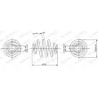 MONROE SP2276 - Ressort de suspension