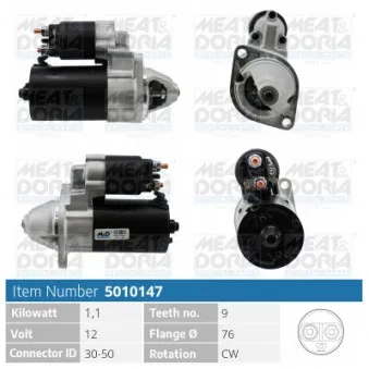 Démarreur MEAT & DORIA OEM 58402090