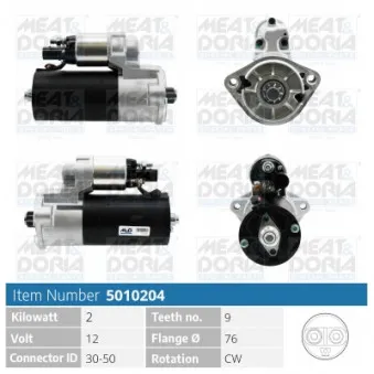 Démarreur MEAT & DORIA OEM 006151740180