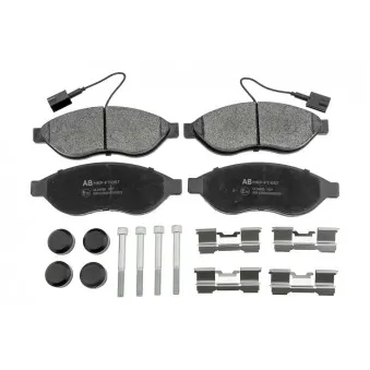 Jeu de 4 plaquettes de frein avant TEKNÖR OEM 1623842380