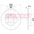KAMOKA 103146 - Jeu de 2 disques de frein arrière