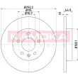 KAMOKA 103195 - Jeu de 2 disques de frein arrière