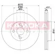 KAMOKA 103255 - Jeu de 2 disques de frein avant