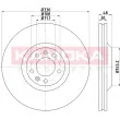 KAMOKA 103299 - Jeu de 2 disques de frein avant