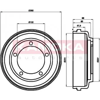 Tambour de frein KAMOKA OEM 4095023