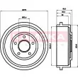 KAMOKA 104052 - Tambour de frein