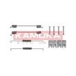 KAMOKA 1070053 - Kit d'accessoires, mâchoire de frein
