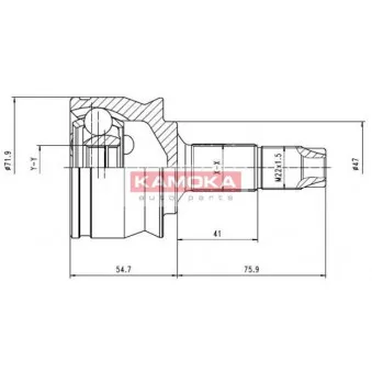 Embout de cardan avant (kit de réparation) KAMOKA OEM 77365994