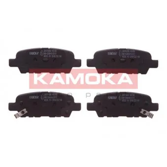 Jeu de 4 plaquettes de frein arrière KAMOKA OEM D4M609N00B