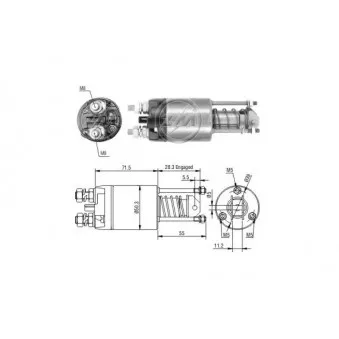 MESSMER ZM651 - Contacteur, démarreur