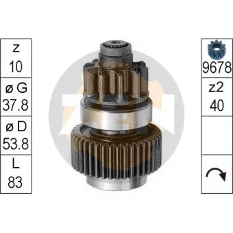 MESSMER ZN0954 - Embrayage à roue libre, démarreur