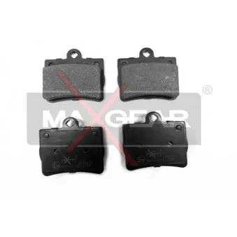Jeu de 4 plaquettes de frein arrière MAXGEAR OEM A0024205120