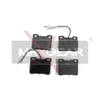 Jeu de 4 plaquettes de frein arrière MAXGEAR OEM 0024204820