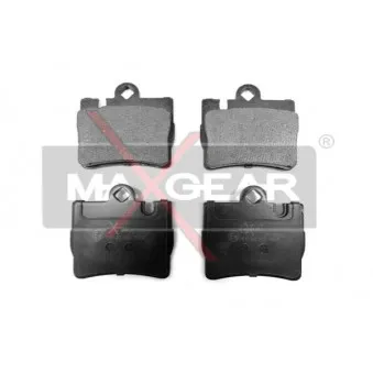 MAXGEAR 19-0416 - Jeu de 4 plaquettes de frein arrière