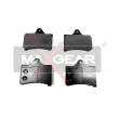 MAXGEAR 19-0418 - Jeu de 4 plaquettes de frein arrière