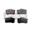 MAXGEAR 19-0429 - Jeu de 4 plaquettes de frein arrière