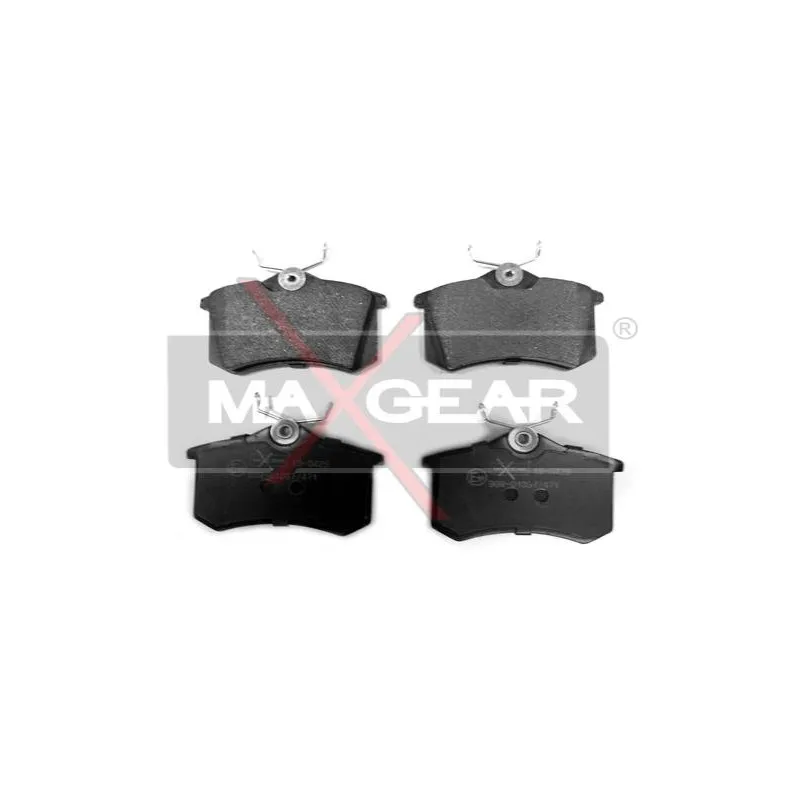Jeu de 4 plaquettes de frein arrière MAXGEAR 19-0429 - Visuel 1