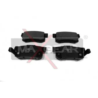 Jeu de 4 plaquettes de frein arrière MAXGEAR OEM 06430S5AJ00