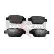 MAXGEAR 19-0442 - Jeu de 4 plaquettes de frein arrière