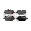 MAXGEAR 19-0448 - Jeu de 4 plaquettes de frein arrière