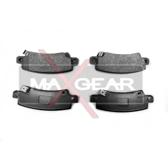 Jeu de 4 plaquettes de frein arrière MAXGEAR OEM 0446602020