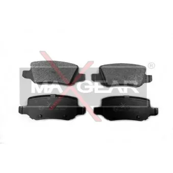 Jeu de 4 plaquettes de frein arrière MAXGEAR OEM 1694201420