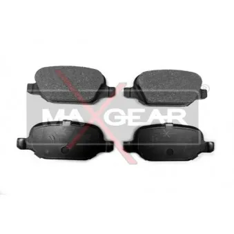 Jeu de 4 plaquettes de frein arrière MAXGEAR OEM 9951222